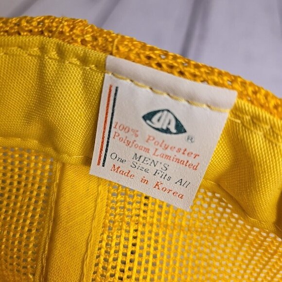 Pennzoil Hat Vintage Yellow Mesh Snapback Patch  Hat Cap - Picture 9 of 10